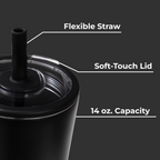 Black - Everyday Tumbler 14oz 4v