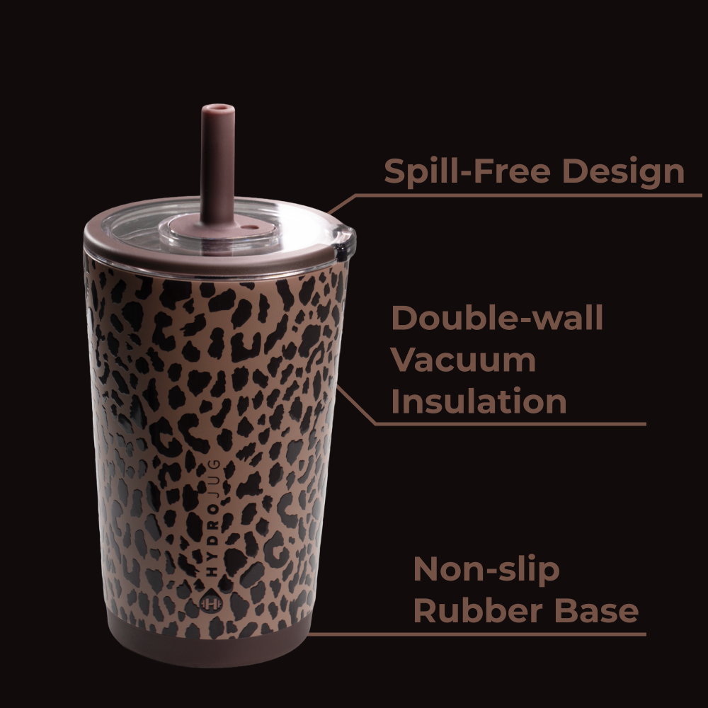 Brown Leopard - Everyday Tumbler 14oz o1