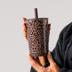 Brown Leopard - Everyday Tumbler 14oz o1
