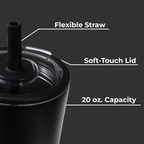 Black - Everyday Tumbler 20oz rb