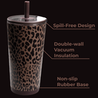 Brown Leopard - Everyday Tumbler 20oz t4