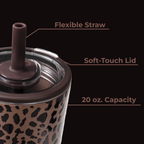 Brown Leopard - Everyday Tumbler 20oz t4