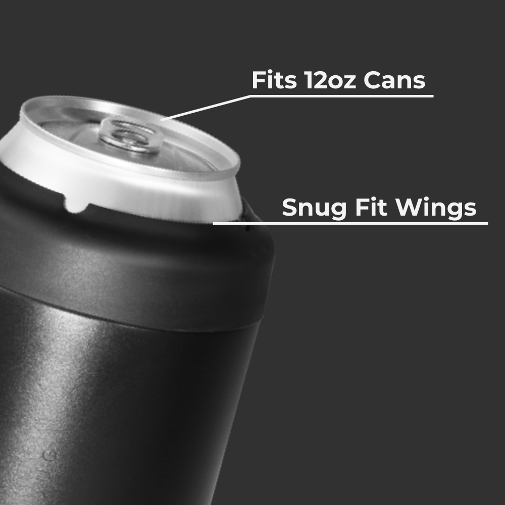 Black - Can Cooler (Standard) ta
