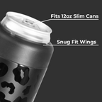 Black Leopard - Can Cooler (Slim) tp