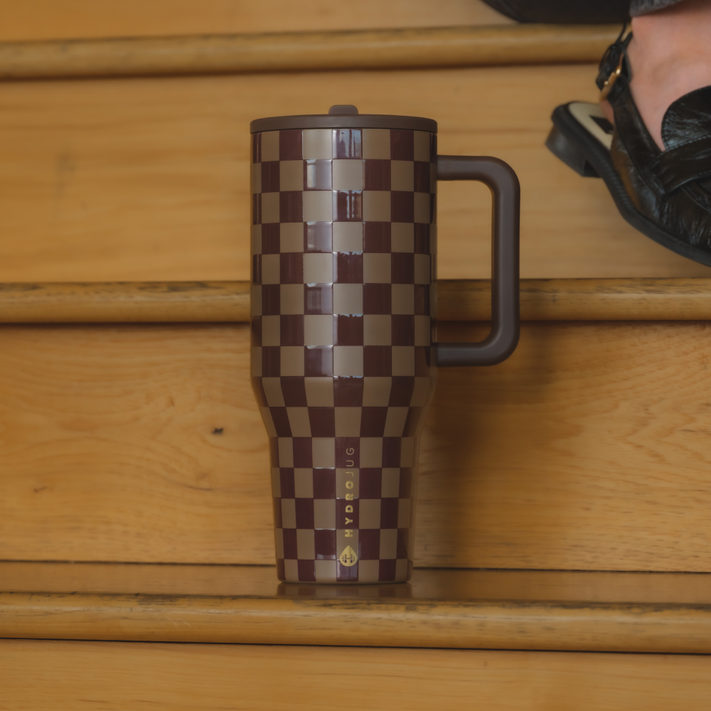 Autumn Checkers - Traveler (32oz) ro