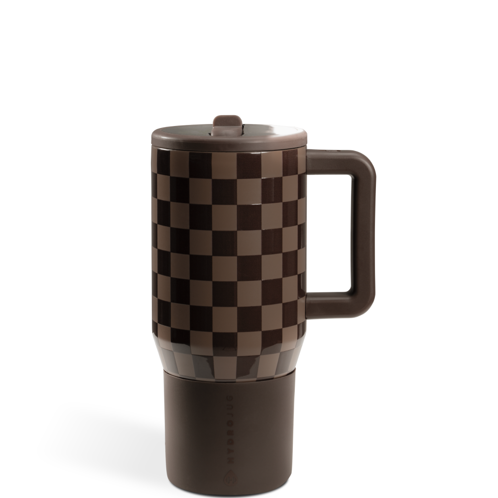 Autumn Checkers - Traveler (32oz) g8