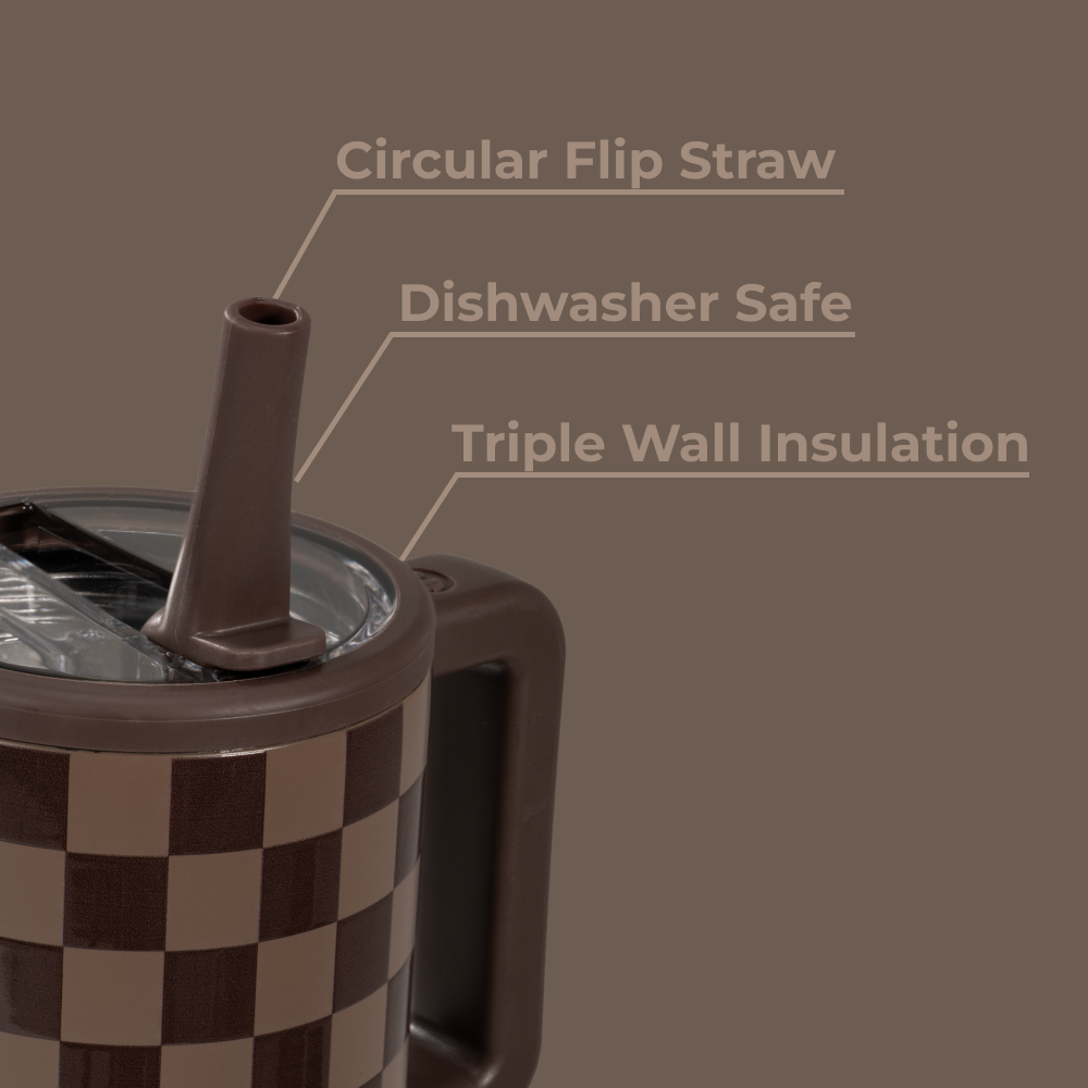 Autumn Checkers - Traveler (20oz) s2