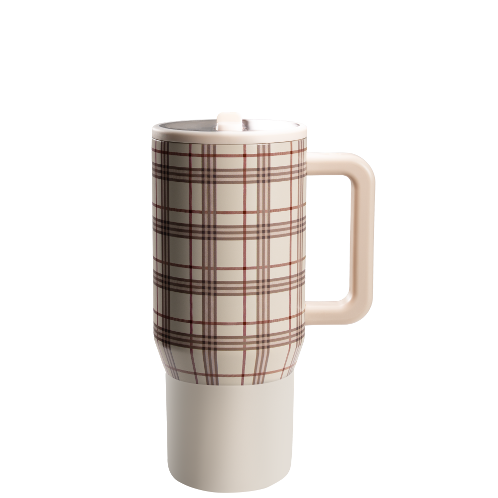 Autumn Checkers - Traveler (20oz) u3